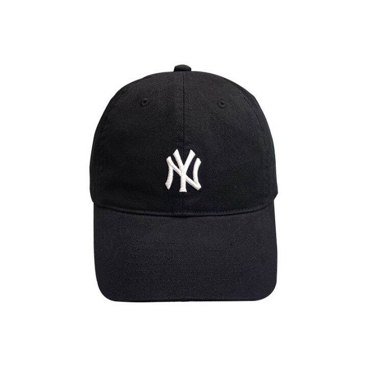 หมวกเกาหลี-mlb-ของแท้-19-หมวกเบสบอลขนาดเล็กมาตรฐาน-ny-yankees-หมวกผู้ชายและผู้หญิง-la-cap-ins-tide-cap