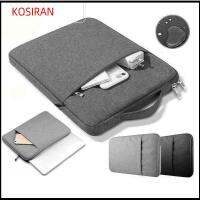 KONSIRAN โพลีเอสเตอร์ เคสป้องกันคอมพิวเตอร์โน้ตบุ๊ค กันน้ำกันน้ำได้ พร้อมที่จับ กระเป๋าแล็ปท็อป ของใหม่ แบบพกพาได้ กระเป๋าใส่แล็ปท็อป สำหรับ Huawei MacBook Air Pro สำหรับผู้หญิง