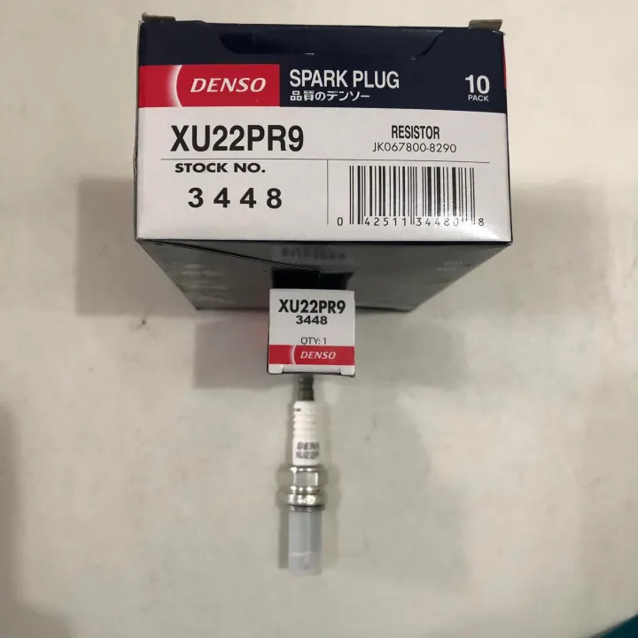 ORIGINAL/GENUINE DENSO 1PIECE SPARK PLUG (XU22PR9) | Lazada PH