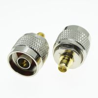 1X Pcs N Male To RP-SMA RPSMA RP SMA Female Plug Gold Plated Brass Straight N to RPSMA RF Connector Coaxial Adapters