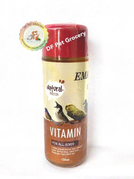 Emas 10 Vitamin For Birds 120ml 3228 Bird Vitamin Lazada