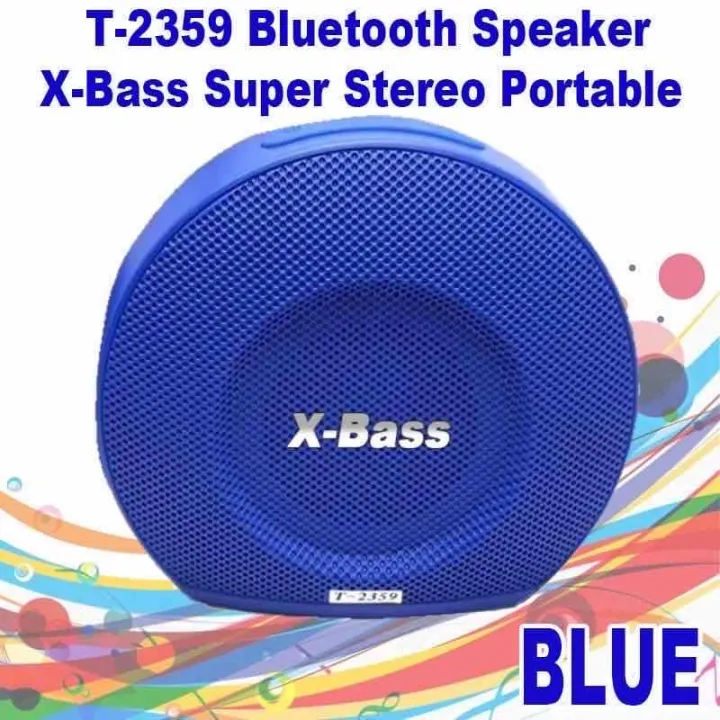 XBass T2359 Portable Bluetooth Speaker (Blue) Lazada PH