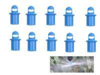 แพ็ค 10 ชิ้น หัวฉีดปริงเกอร์  ละอองน้ำ   Pack 10 pcs Cool Knight nozzle  atomizing nozzle micro spray cooling cross inverted  irrigation nozzle