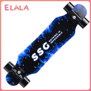 ELALA Longboard Đường Skateboard, Bảng Nhảy Trẻ Bốn Bánh