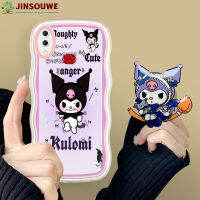 Jinsouwe เคสโทรศัพท์ปลอกสำหรับ Samsung Galaxy A02 A03 A03 Core A03S A04 A04S A10 A10S เคสสำหรับการ์ตูนเด็กหญิงเด็กชาย Kuromi เคสป้องกันหยักนุ่ม