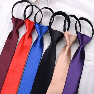 【cw】 Men Tie Suits Lazy 5cm Neck Wedding Neckties Color Ties Cravat ！