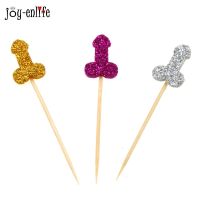 【hot】♘◎✗ Joy-enlife 12pcs/bag Penis Toppers Picks Bridal shower Bachelorette supplies Hen night cake Decoration ！