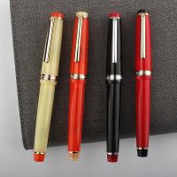 Jinhao 82ปากกาหมึกซึมปากกาหมุนอครีลิคโปร่งใสอุปกรณ์การเรียนสำนักงานธุรกิจเขียนปากกาหมึกหรูหรา