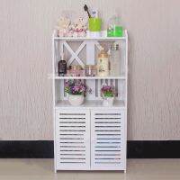 ♀ 512-80 / 512-90 Floor Type Multifunctional Tissue Storage Rack Toilet Vanity Side Cabinet Waterproof Bathroom Storage Cabinet