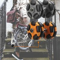 [HOT CHLXIWSHG 552] 2PCS 58Mm ไนลอน Omni ล้อโลหะเพลาและ M6x60MM สกรูสำหรับ Brompton Fender Roller Rack ล้ออัพเกรดอุปกรณ์เสริม