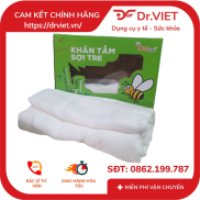 Khăn tắm sợi tre Bee Kids hộp 2 chiếc - Khăn mềm mịn, dễ thấm thút