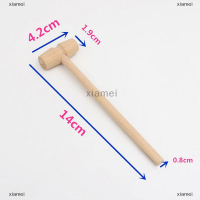 xiamei 10ชิ้นมินิไม้ค้อนลูกของเล่น pounder เปลี่ยนไม้ mallets เด็ก