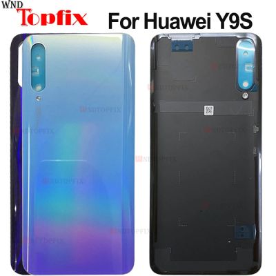 New Back Cover Case Back Battery Cover Housing For Huawei Y9s Back Cover P smart Pro 2019 Battery Back Rear Glass Cover Replacement Parts