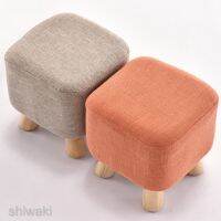 Square Wooden Stool Cover Sleeve for Footstools