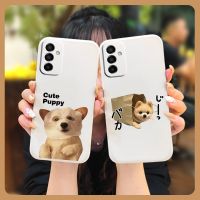 Simplicity Solid color Phone Case For Samsung Galaxy M23/SM-M236B/F23 Back Cover soft shell Liquid silicone shell cute