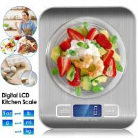 Food Diet Weight Scale เครื่องชั่งดิจิตอล 5 กิโลกรัม ตาชั่งดิจิตอล ผิวหน้าสแตนเลส สวย หรูหรา เครื่องชั่งน้ำหนัก เครื่องชั่งในครัว เครื่องชั่งน้ำหนักดิจิตอล เครื่องชั่งเบเกอรี่ สามารถชั่งได้ 1g-5kg + แถมถ่าน