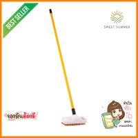 แปรงขัดพื้นบรูมทองเหลือง ตราสมอ 8 นิ้ว สีเหลืองFLOOR CLEANING BRUSH WITH BRASS BRISTLES ANCHOR 8IN YELLOW **คุ้มที่สุดแล้วจ้า**