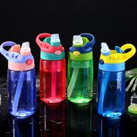 [A SELL Hot Sale] 480 MlWater Bottle LeakBottle With Straw Lid ChildrenOutdoor Drinking Bottle Training Cup