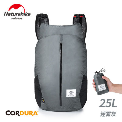 Naturehike Outdoor shoulder folding backpack ultra light waterproof light skin bag travel storage bag waterproof YKK zipper