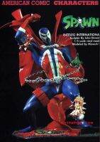 Spawn w/base comic ver. พร้อมฐาน 1/5 Vinyl model kit Figure ไวนิล ฟิกเกอร์ โมเดล