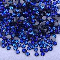 【LZ】 JUNAO 500pcs 5mm Purple Blue AB Flowers Nail Rhinestones Stones Appliques Resin Strass Crystal Stickers for Christmas Decoration