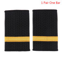 [EKLEVAL] Hot Sale Convenient Easy For Lowest Price 1คู่ Epaulettes Professional PILOT เครื่องแบบ epaulets ทองป้ายไหล่