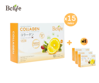 (15 กล่อง แถมฟรี 2 กล่อง) Belife Collagen Dipeptide&amp;Tripeptide - บีไลฟ์คอลลาเจน รสส้ม