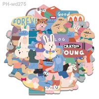 10/30/50pcs Cartoon DK Tourist Bear Stickers Waterproof Skateboard Motorcycle Guitar Laptop Bicycle Sticker Kids Toys