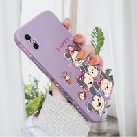 Case4you สำหรับ iPhone X iPhone XR iPhone XS XS MAX เคสซิลิโคนลายการ์ตูนดีไซน์น่ารักรูปแบบขอบปกป้องกล้องแบบเต็ม