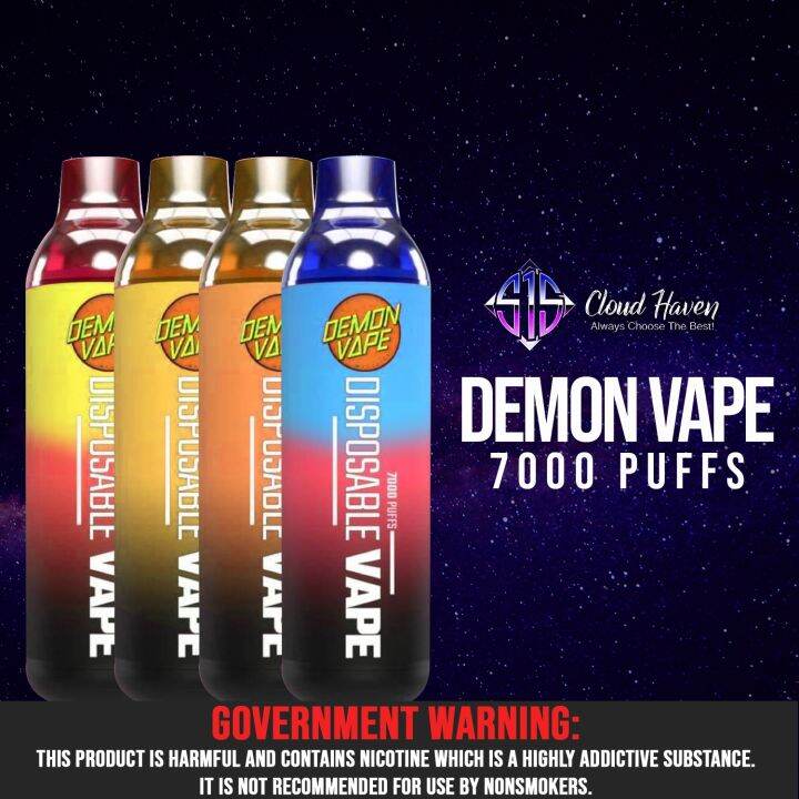 VAPE LEGIT MOD KIT DEMON VAPE 7000 PUFFS Lazada PH