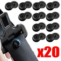 20pair Car Safety Seat Belt Stopper Spacing Limit Buckle Clip Retainer Seatbelt Stop Button Anti-slip Plastic Black Auto Parts