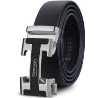 Belts Belt for Men Leather Automatic Buckle Men Belt GenuineLuxury nd Male Belts Black Strap Cowskin01001