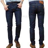 TPPJEANS(26-44) Slim-fit Denim กางเกงยีนส์ชาย ผ้ายีนส์ยืด เย็บหนังแท้ ปักจักร ทรงสลิมฟิต มีไซส์ใหญ่ Size 28-44 รับชำระปลายทาง