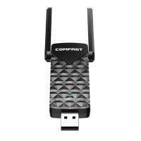 COMFAST CF-962AX 1800Mbps Dual Band ไร้สายการ์ดเน็ตเวิร์ก WiFi6อะแดปเตอร์ USB (มีในสต็อก)