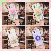 TPU Cartoon Phone Case For VIVO Y02 4G Anti-knock glisten Fashion Design Cover Durable Dirt-resistant Soft Case Cute