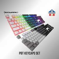 แป้นพิมพ์แบบกำหนดเองสีดำ/ขาว/PBT ขาว-เทา /Pbt สีดำ-เทา /Pbt