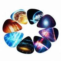 5PCS Vastness of The Universe Star Guitar Picks Retro Starry Sky Pattern Guitar Strap Plastic Picks Guitar Parts Accessories Guitar Bass Accessories