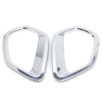 2 Pcs Chrome Headlight Car Back Rear Fog Light Lamp Cover Trim Foglight Accessories For Mitsubishi Outlander 20 Car Accessories