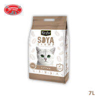 [MANOON] SOYA Soybean Litter 7L (Coffee) โซยา ทรายแมวเต้าหู้ ขนาด 7 ลิตร (กาแฟ)