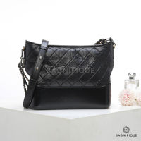 CHANEL GABRIELLE MEDIUM BLACK LAMB SGHW