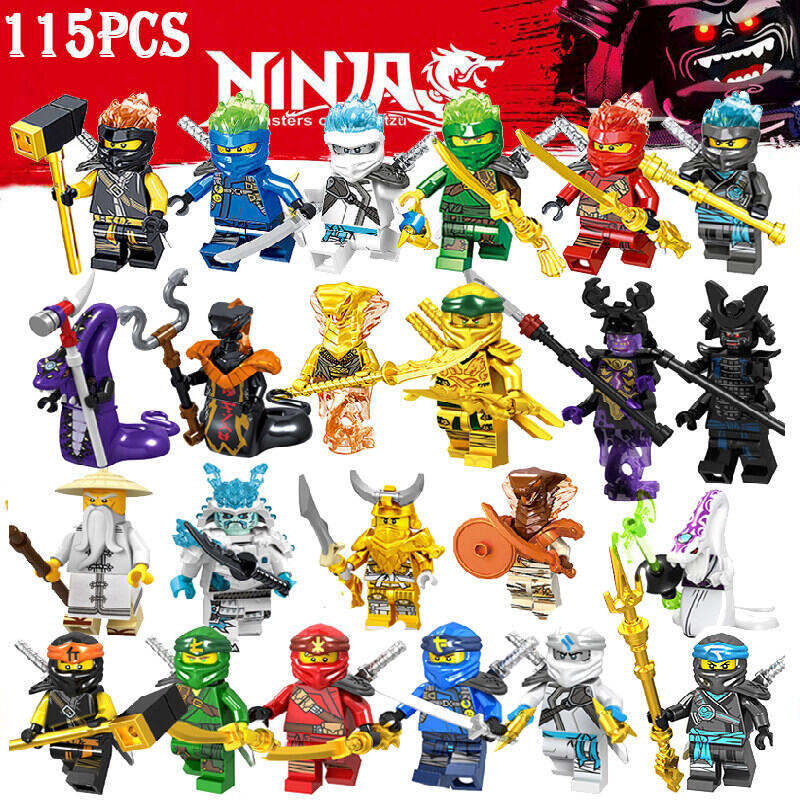 Building Blocks Lego Ninja Garmaoon Cole Jay Zane Ice Mini action figure toys 
