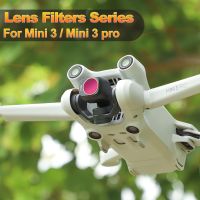 ชุดฟิลเตอร์สำหรับ DJI Mini 3 Pro/Mini 3ชุดเลนส์โดรนกล้องอุปกรณ์เสริม MCUV CPL ND 4/8/16/32ป้องกันกระจกออปติคอล