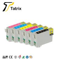 【✠】 Thinkerz 6PK Tatrix สำหรับ T0801 T0802 T0803 T0804 T0805 T0806หมึกรองรับสำหรับ Epson P50ภาพถ่าย T59 R265 270 285 290