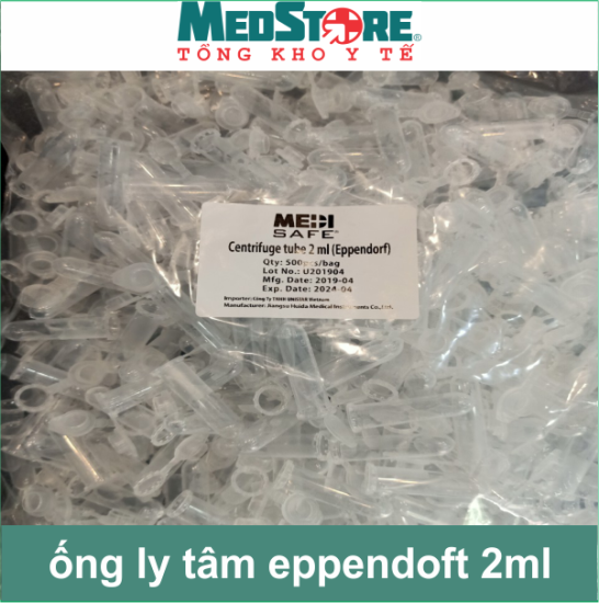 Ống ly tâm eppendorf 2ml medisafe - túi 500 chiếc - tbyt medstore - ảnh sản phẩm 4