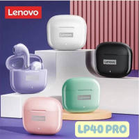 IP SHOP หูฟังบลูทูธ หูฟังไร้สาย หูฟังTWS มีไมค์ในตัว Lenovo รุ่น LP40 Pro บลูทูธเวอร์ชั่น 5.1 IPX5 Bluetooth Earphones