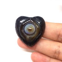 1pcs 1lot Natural Agate Heaven Eyes Heart Shape Amulet Tibetan Dzi Beads Pendants for DIY Jewelry Making Great Gifts