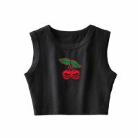 ﹊☈ Crop Top Womens Elasticity Tees Cropped Feminino