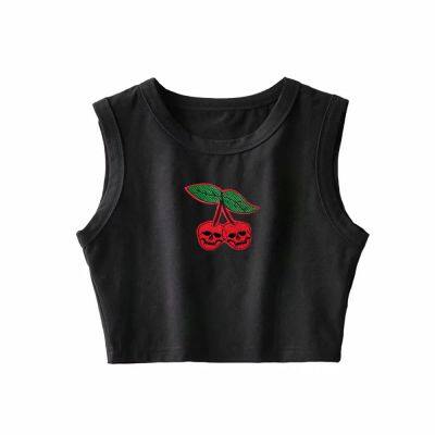 ﹊☈ Crop Top Womens Elasticity Tees Cropped Feminino