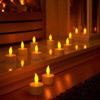 Led Tea Lights 24 Pcs Mini Candle Lamp Battery Operated Flameless No Flickering Tealight for Halloween Christmas Valentines Day