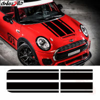 Car Sticker Sport Stripes Styling Auto Hood Trunk Engine Cover Bonnet Decor Decal for BMW MINI John Cooper Works F56 JCW